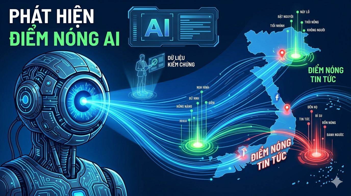 Ứng dụng AI trong việc phát hiện điểm nóng tin tức qua dữ liệu mạng xã hội (Bài 03)