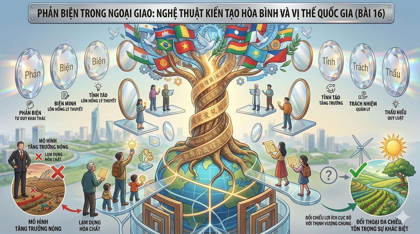Phản biện trong ngoại giao: Nghệ thuật kiến tạo hòa bình và vị thế quốc gia (Bài 16)