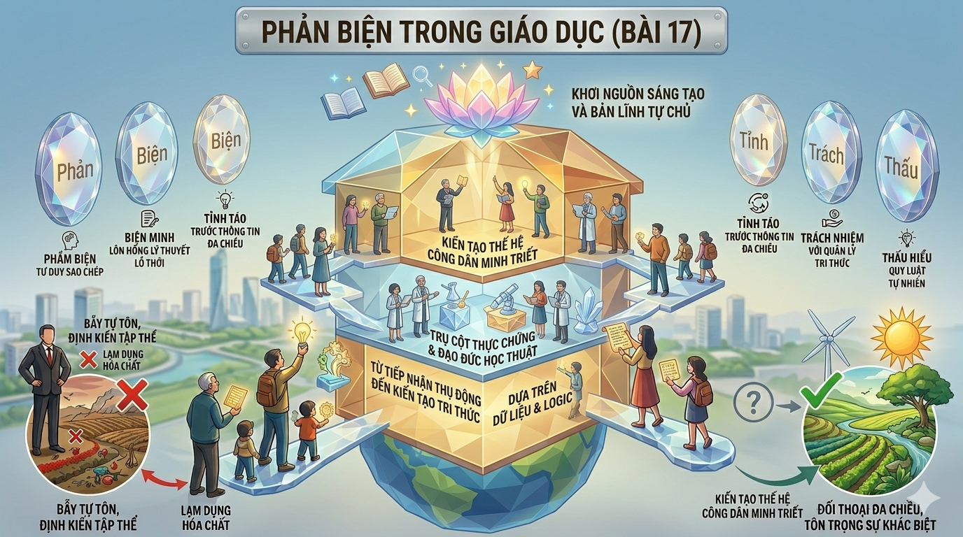 Phản biện trong giáo dục: Khơi nguồn sáng tạo và bản lĩnh tự chủ (Bài 17)