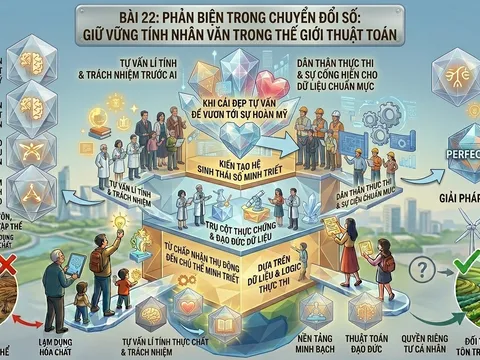 Phản biện trong chuyển đổi số: Giữ vững tính nhân văn trong thế giới thuật toán (Bài 22)
