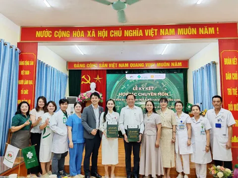Ký kết hợp tác chuyên môn giữa Mắt Sài Gòn Đường Láng và Bệnh viện Đa khoa Hoài Đức: Nâng tầm trải nghiệm chăm sóc nhãn khoa cho người dân