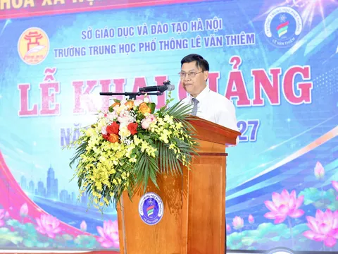 Trường THPT Lê Văn Thiêm khai giảng năm học 2026-2027, hướng tới dấu mốc 30 năm thành lập